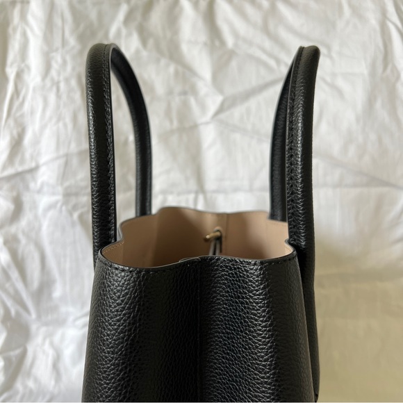 Kate Spade Small Eva Leather Satchel Crossbody Black Bag - Picture 4 of 10